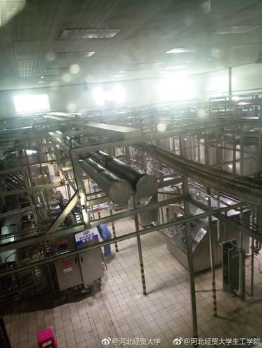 河北经贸大学生工学院小分队到达完达山乳品厂